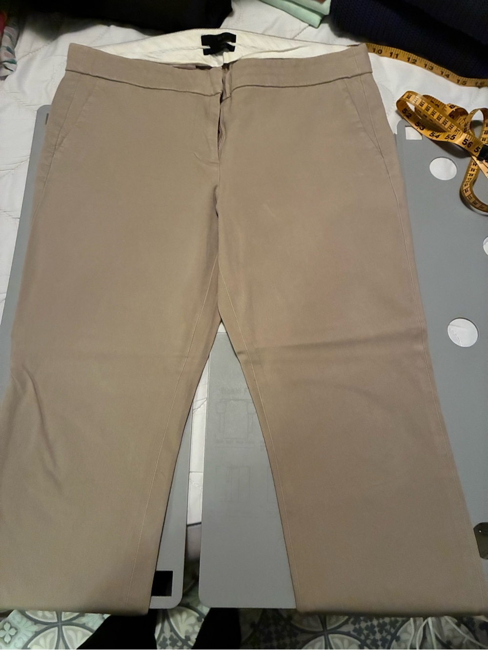 J. Crew Campbell Crop in Bi-stretch Cotton